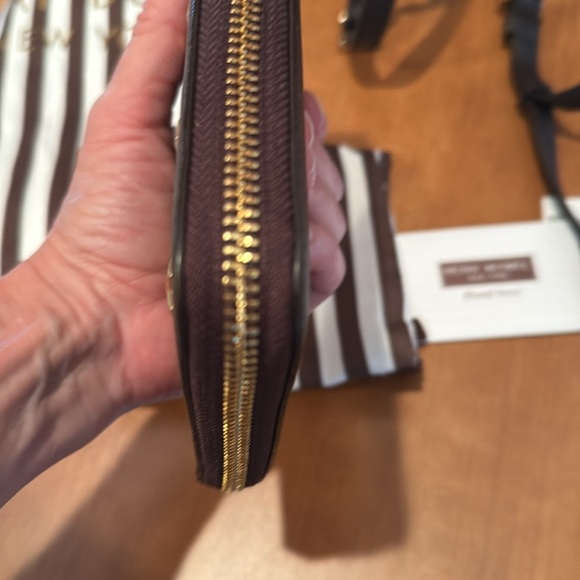 HENRI BENDEL West 57th Studded Backpack & Wallet Set EUC - Picture 7 of 15